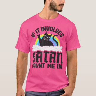 猫もしのヘビーメタルRでサタン数を数える Tシャツ