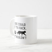 猫もしは文字 コーヒーマグカップ (正面左)