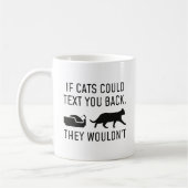 猫もしは文字 コーヒーマグカップ (左)