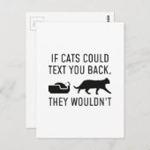 猫もしは文字 ポストカード (正面/裏面)