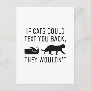 猫もしは文字 ポストカード