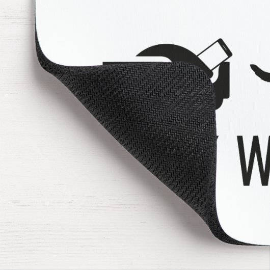 猫もしは文字 マウスパッド (コーナー)