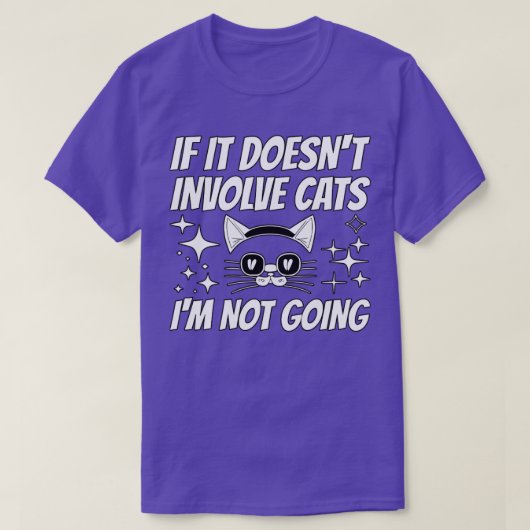 猫もしは行かないから Tシャツ (デザイン正面)