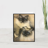 猫もしは話せる カード (正面)