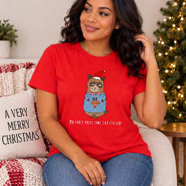 猫もクリスマス  Tシャツ