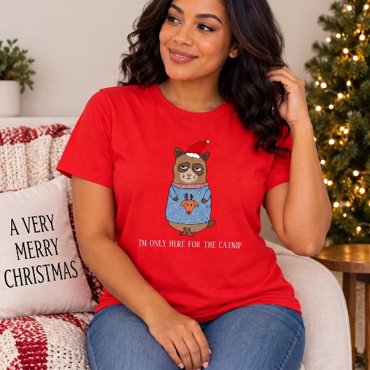 猫もクリスマス  Tシャツ