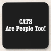 猫も人間だ！ コースター (正面)