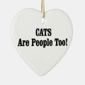 猫も人間だ！ セラミックオーナメント (右)