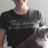 猫やコーヒースクリプトに気を取られやすい トライブレンドＴシャツ