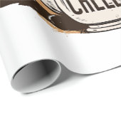 猫やコーヒー猫好きに気を取られる ラッピングペーパー (ロールコーナー)