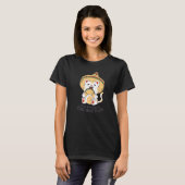 猫やタコスに気を取られやすい Tシャツ (正面フル)