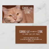 猫や他のペットをカスタマイズ可能 名刺 (正面/裏面)