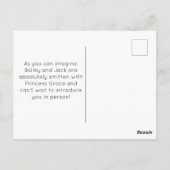 猫や子猫の里親募集のフォトカード、ペットの紹介 ポストカード (裏面)