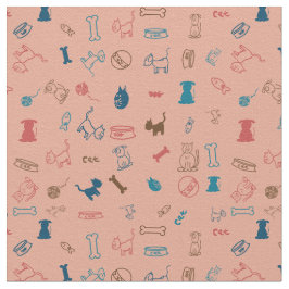 猫や犬、大好きなおもちゃなど ファブリック