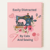 猫や裁縫の愛人に気を取られる プランナー手帳 (裏面)