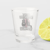 猫や音楽に気を取られやすい ショットグラス (裏面)