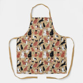 猫よくはしゃぐの生き方 エプロン (正面)