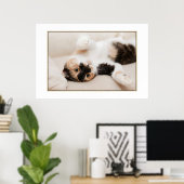 猫よくはしゃぐポスター ポスター (ホームオフィス)