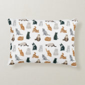 猫よくはしゃぐ訛り枕 アクセントクッション (裏面)