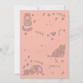 猫よもしねこおもしろい招待状 招待状 (裏面)