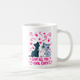 猫よクールり愛する» The Purr-fect Mug for Cat コーヒーマグカップ