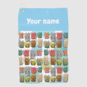 猫よ！ ゴルフタオル (正面)