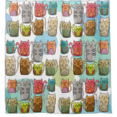 猫よ！ シャワーカーテン (正面)