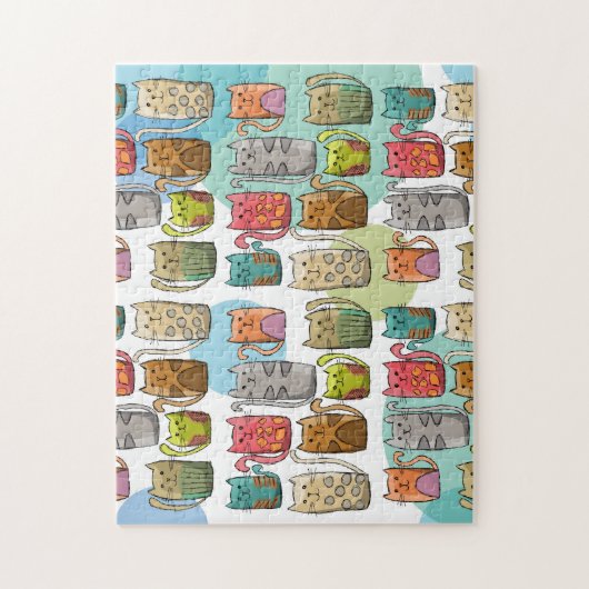 猫よ！ ジグソーパズル (縦)