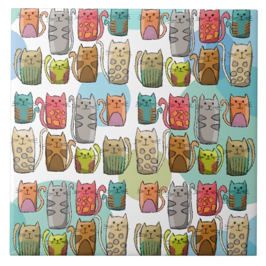 猫よ！ タイル (正面)