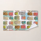 猫よ！ バスタオルセット (ハンドタオル)