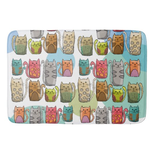 猫よ！ バスマット (正面)