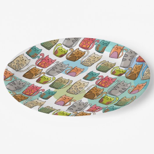 猫よ！ ペーパープレート (アングル)