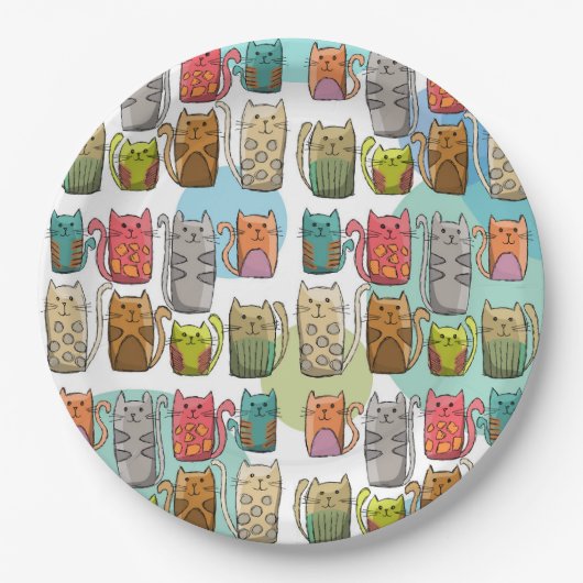 猫よ！ ペーパープレート (正面)