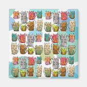 猫よ！ マグネット (正面)