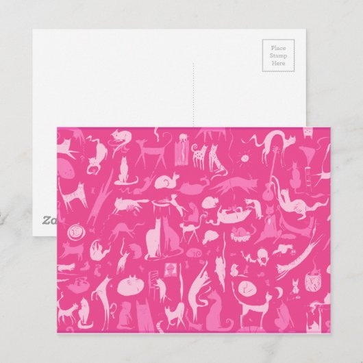 猫よ！猫よ！猫よ！ ポストカード (正面/裏面)