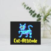 猫らしい態度 ポストカード (スタンド正面)