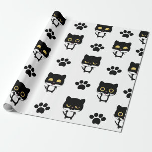 猫らしい態度 ラッピングペーパー