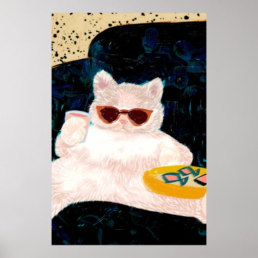 猫らしさ | 動物が猫を飼う ポスター (正面)