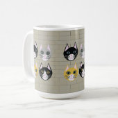 猫れんが コーヒーマグカップ (正面左)