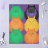 猫をジャッジする 薄葉紙 (クラフト)