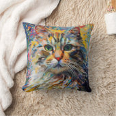 猫をタフィーにする クッション (ブランケット)