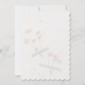 猫をテーマにした誕生日パーティー 招待状 (裏面)