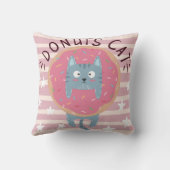 猫をドーナツ クッション (裏面)