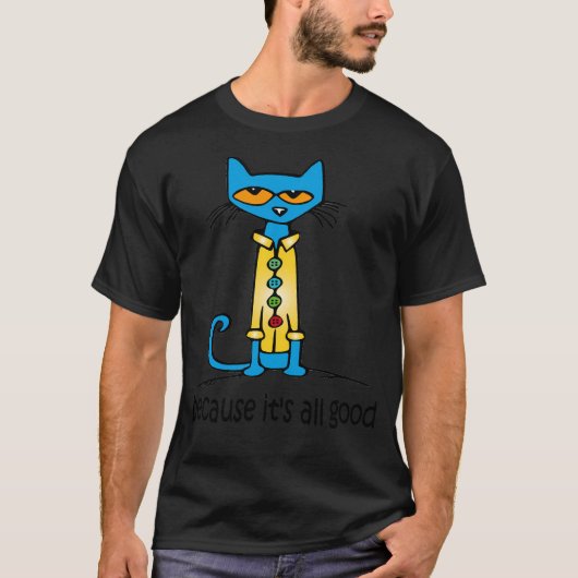 猫をピートする Tシャツ (正面)