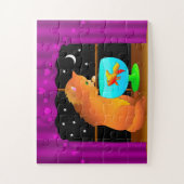 猫をボウルに入れる ジグソーパズル (縦)