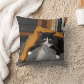 猫をリラックスして下さい クッション (ブランケット)