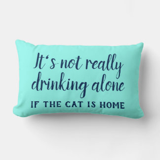 猫を一人で飲むのはあまりおもしろいない ランバークッション