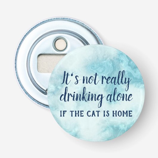 猫を一人で飲むのはあまりおもしろいない 栓抜き (正面)