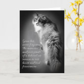 猫を亡くした人の共感カード カード (黄色い花)