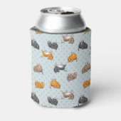 猫を使ったおもしろい柄 缶クーラー (缶裏面)